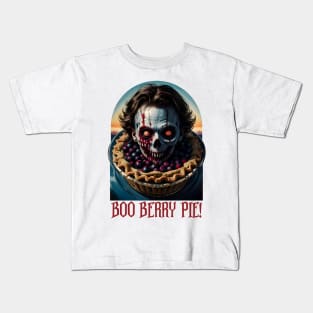 Boo Berry Pie Feast - Halloween Dessert Kids T-Shirt